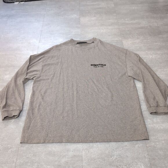 Men’s Essentials Fear Of God Crew Neck Sweater Xtra Small Cotton Long Sleeve